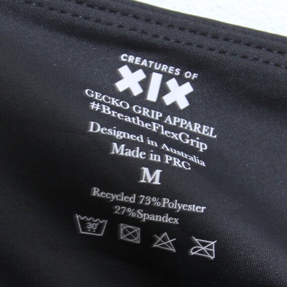 NWT Creatures of XIX Gecko Grip Leggings Black High Rise Stirrups Size Medium - Picture 10 of 11